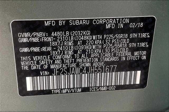 2018 Subaru Forester 2.5i Touring AWD